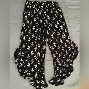 Susina Pants XS Woman’s Drawstring Woven Extra Small Floral